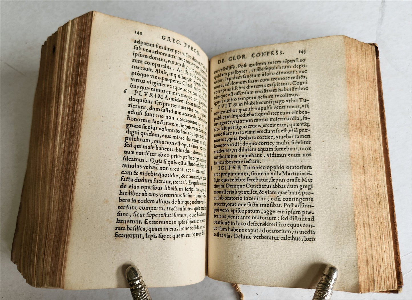 1561 HISTORY of FRANCE by Gregory of Tours antique 16th CENTURY