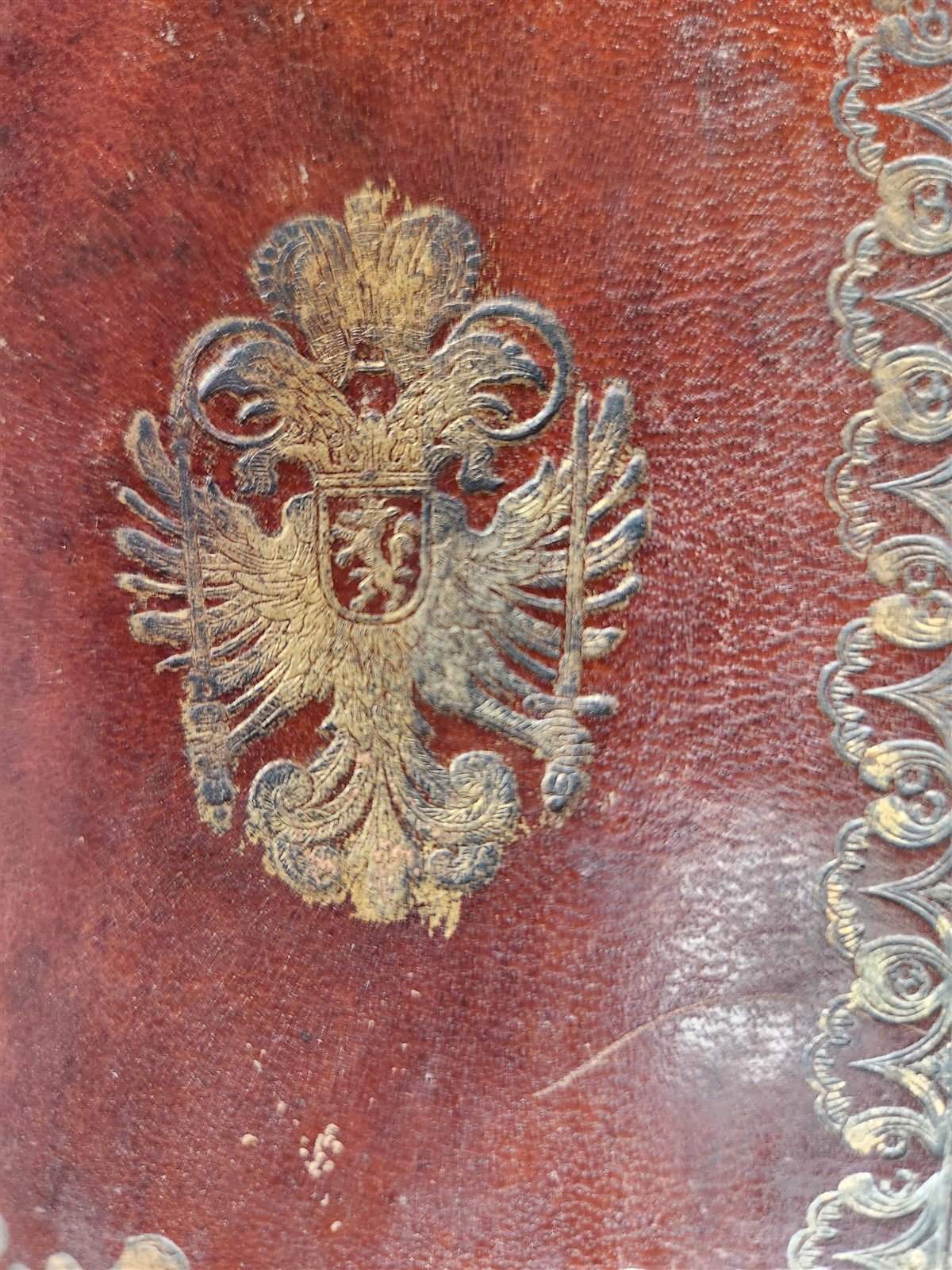 1761 AUSTRIAN ROYAL BINDING Decii Junii Juvenalis et Auli Persii Satyrae POETRY antique