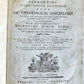 1792 THEOLOGY by JO. LAURENTII BERTI FLORENTINI antique VELLUM BINDING