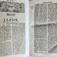 1738 JAPANESE HISTORY antique ILLUSTRATED PIGSKIN FOLIO Jesuit mission in Japan