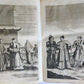 1738 JAPANESE HISTORY antique ILLUSTRATED PIGSKIN FOLIO Jesuit mission in Japan