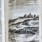 1738 JAPANESE HISTORY antique ILLUSTRATED PIGSKIN FOLIO Jesuit mission in Japan