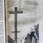 1738 JAPANESE HISTORY antique ILLUSTRATED PIGSKIN FOLIO Jesuit mission in Japan