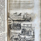 1738 JAPANESE HISTORY antique ILLUSTRATED PIGSKIN FOLIO Jesuit mission in Japan