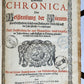 1657 HISTORICAL WORLD'S CHRONICLE antique ILLUSTRATED PIGSKIN FOLIO