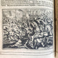 1657 HISTORICAL WORLD'S CHRONICLE antique ILLUSTRATED PIGSKIN FOLIO
