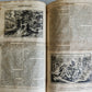 1657 HISTORICAL WORLD'S CHRONICLE antique ILLUSTRATED PIGSKIN FOLIO
