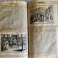 1657 HISTORICAL WORLD'S CHRONICLE antique ILLUSTRATED PIGSKIN FOLIO