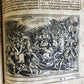 1657 HISTORICAL WORLD'S CHRONICLE antique ILLUSTRATED PIGSKIN FOLIO