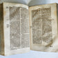 1713 CONCIONATORIS by Sebastiano Textor antique PIGSKIN BOUND FOLIO