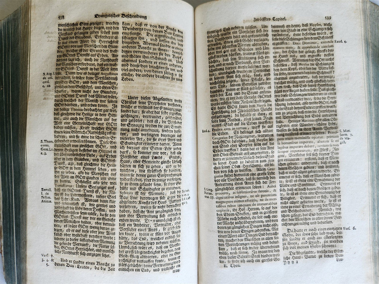 1753 THEOLOGY by Jesuit Francisco Peikhart antique PIGSKIN BOUND FOLIO