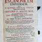 1735-39 CANON LAW 3 VOLUMES antique PIGSKIN BOUND FOLIOS w/ CLASPS