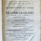 1691 HISTOIRE DU ROY LOUIS LE GRAND ILLUSTRATED antique ARMORIAL BINDING