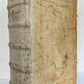 1702 POLYANTHEA SACRA antique BLIND-STAMPED PIGSKIN BOUND FOLIO w/CLASPS