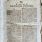 1702 POLYANTHEA SACRA antique BLIND-STAMPED PIGSKIN BOUND FOLIO w/CLASPS