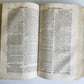 1702 POLYANTHEA SACRA antique BLIND-STAMPED PIGSKIN BOUND FOLIO w/CLASPS