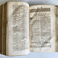 1702 POLYANTHEA SACRA antique BLIND-STAMPED PIGSKIN BOUND FOLIO w/CLASPS