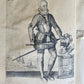 1614 ILLUSTRATED GERMAN HISTORY Lower Saxony War description antique VELLUM