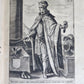 1614 ILLUSTRATED GERMAN HISTORY Lower Saxony War description antique VELLUM
