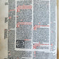 1516 POST-INCUNABULA CANON LAW Decretum Gratiani by GRATIANUS antique VELLUM