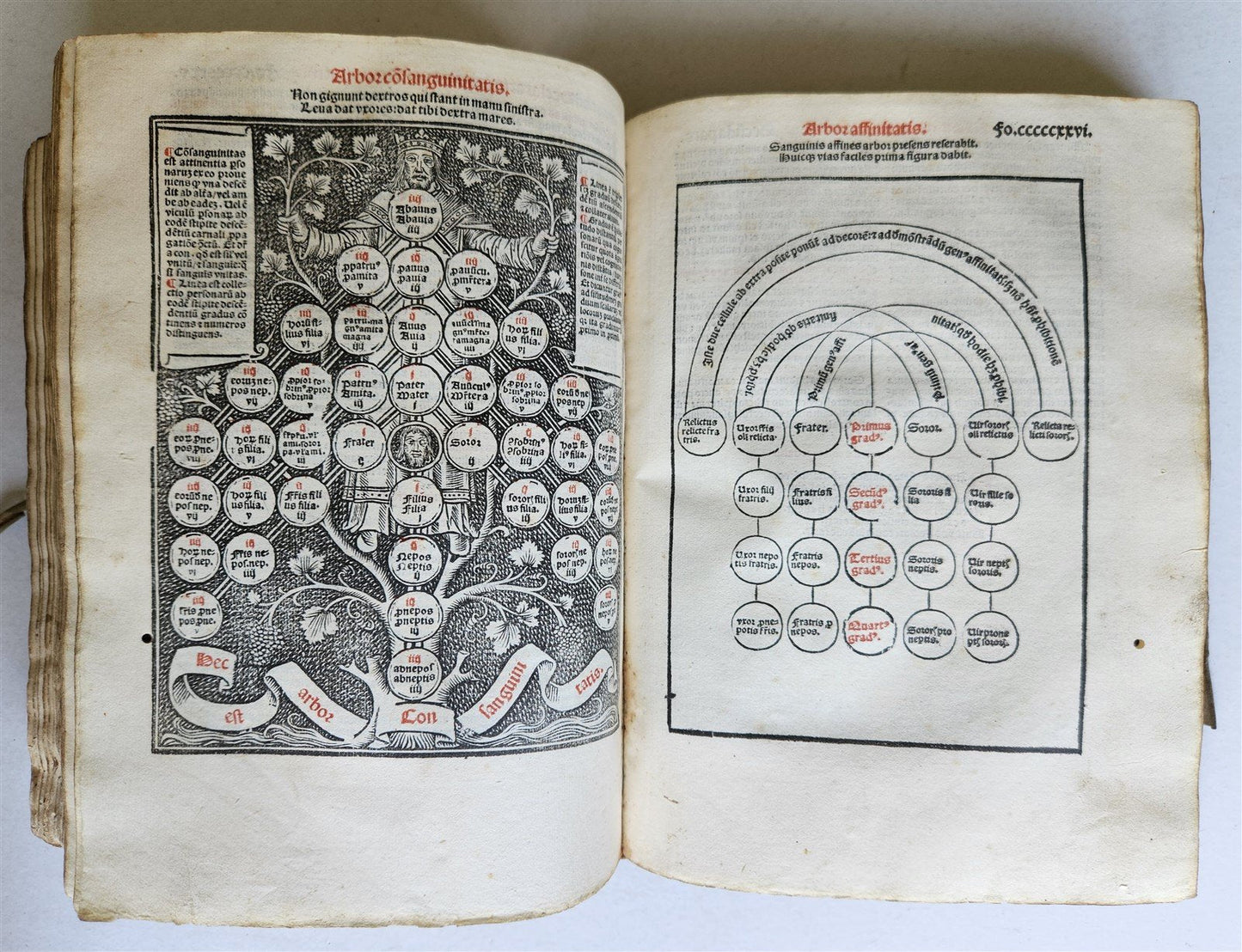 1516 POST-INCUNABULA CANON LAW Decretum Gratiani by GRATIANUS antique VELLUM