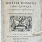 1598 DE MILITIA ROMANA by LIPSIUS antique ILLUSTRATED WARFARE Plantiniana vellum