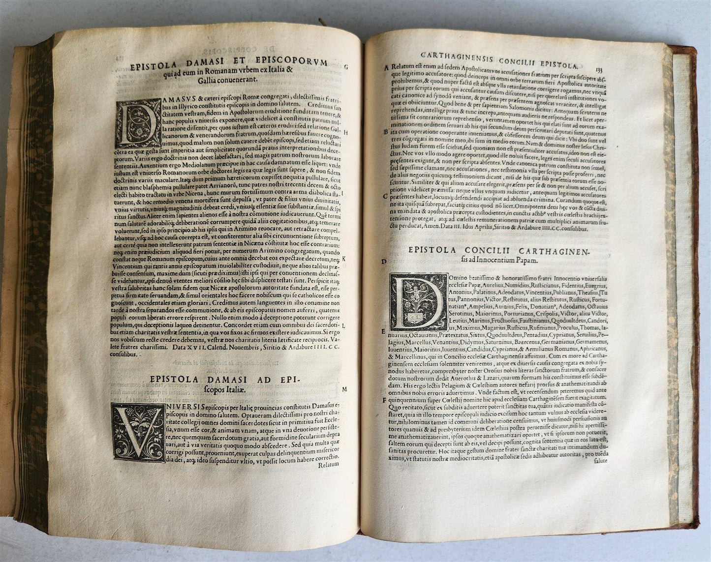 1544-1554 1st Latin edition of JUSTINUS MARTYR WORKS antique 16th CENTURY FOLIO