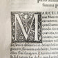 1544-1554 1st Latin edition of JUSTINUS MARTYR WORKS antique 16th CENTURY FOLIO