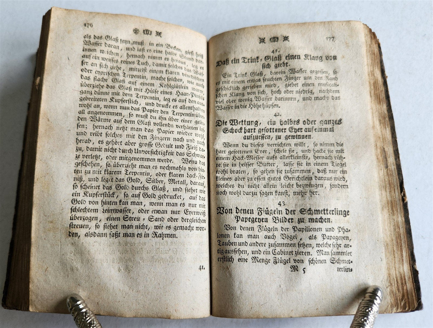 1766 MEDICAL RECEIPTS & HOUSEHOLD ADVICES in GERMAN antique