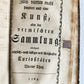 1766 MEDICAL RECEIPTS & HOUSEHOLD ADVICES in GERMAN antique