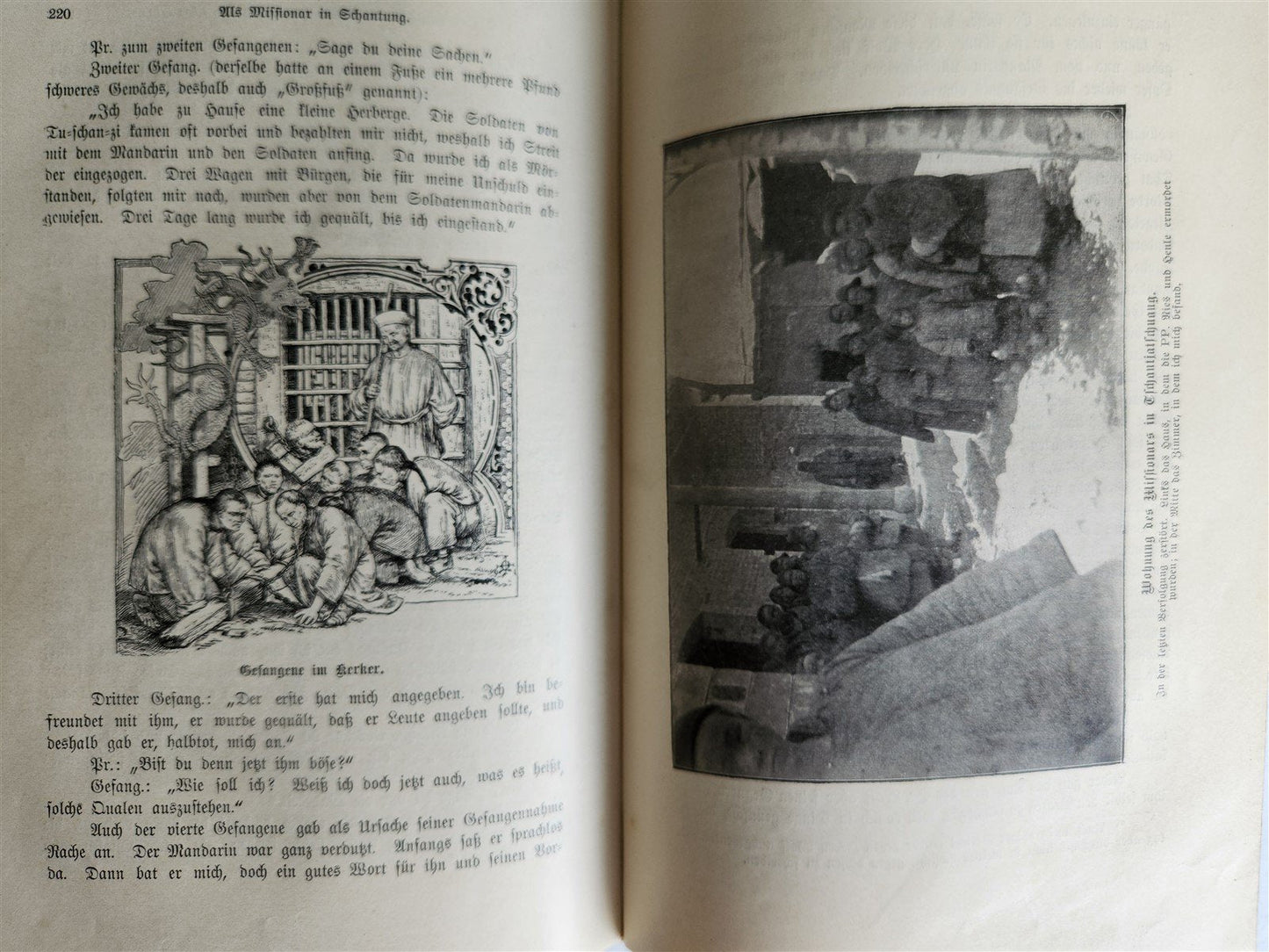 1902 CHINA IN HOMELAND of CONFUCIUS in GERMAN antique ILLUSTRATED