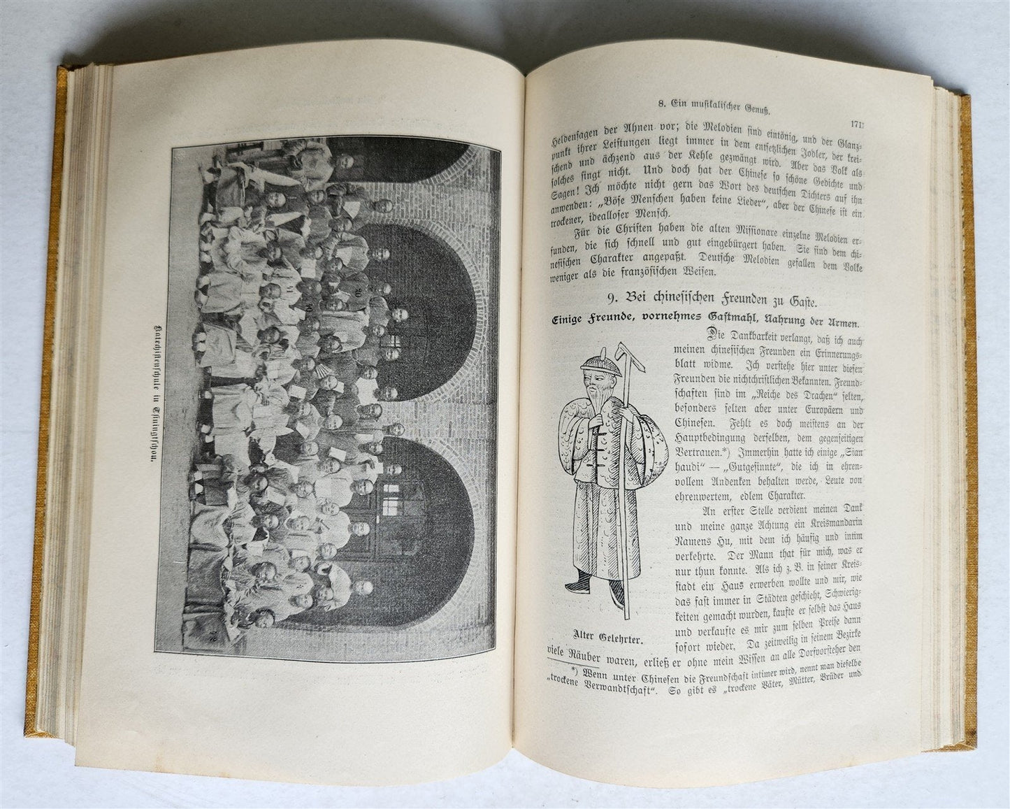 1902 CHINA IN HOMELAND of CONFUCIUS in GERMAN antique ILLUSTRATED