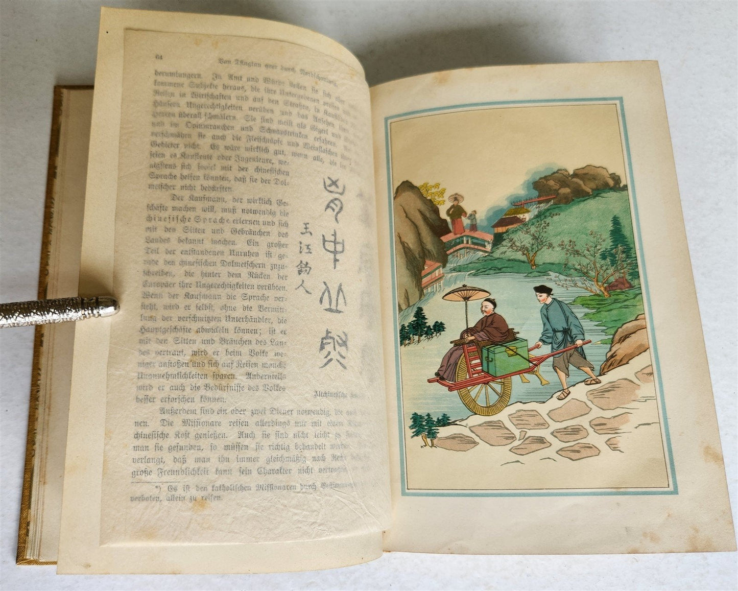 1902 CHINA IN HOMELAND of CONFUCIUS in GERMAN antique ILLUSTRATED