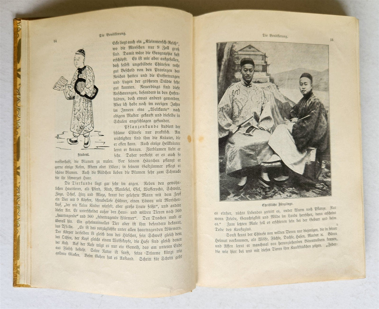 1902 CHINA IN HOMELAND of CONFUCIUS in GERMAN antique ILLUSTRATED