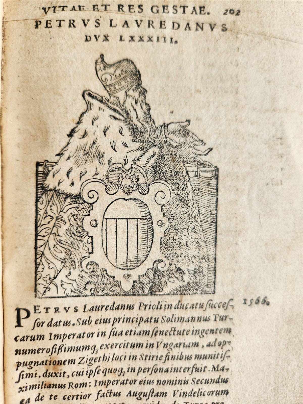 1574 HISTORY of VENICE antique AMMAN ILLUSTRATED 103 VENETIAN DOGES ENGRAVINGS