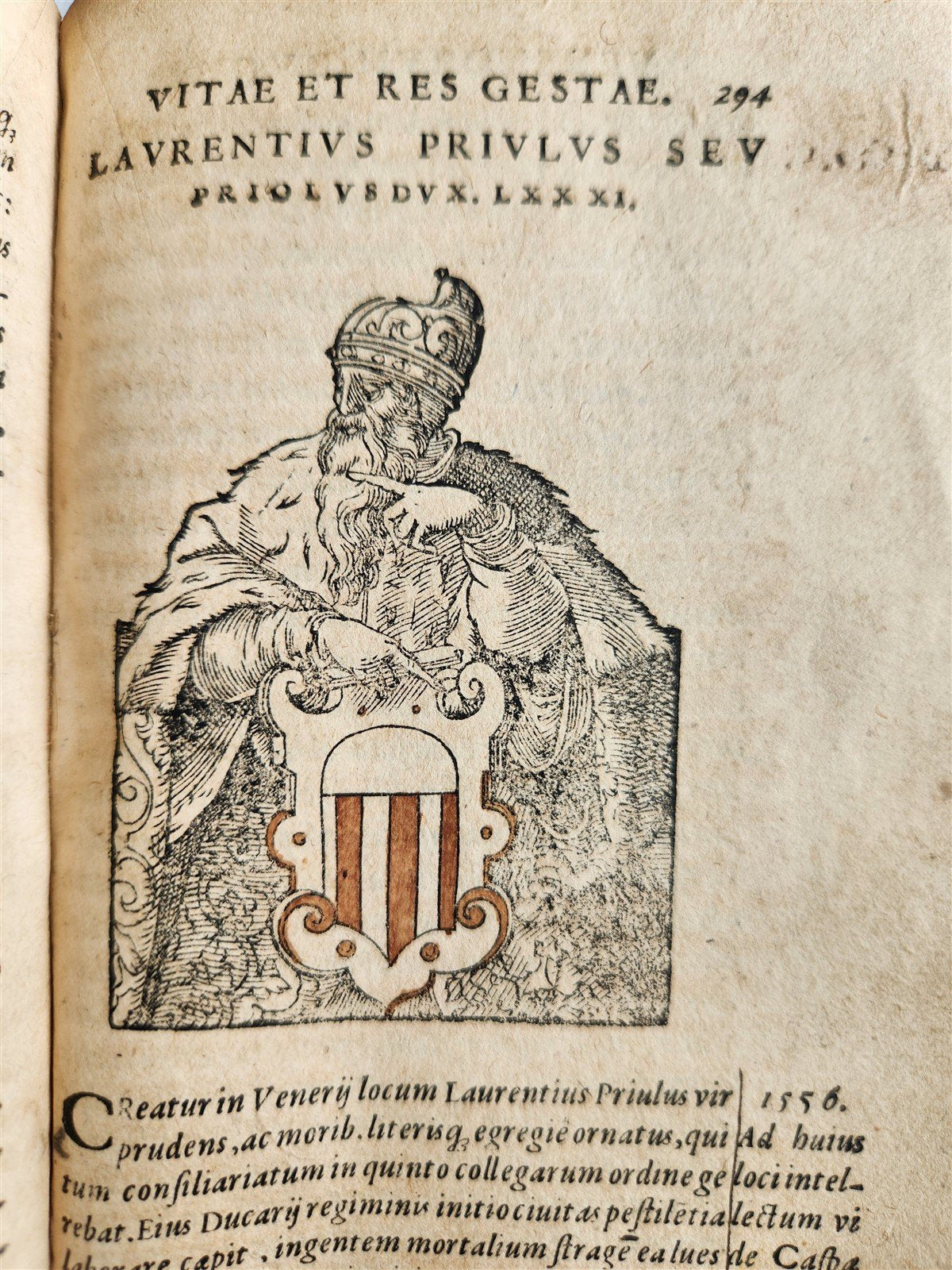 1574 HISTORY of VENICE antique AMMAN ILLUSTRATED 103 VENETIAN DOGES ENGRAVINGS