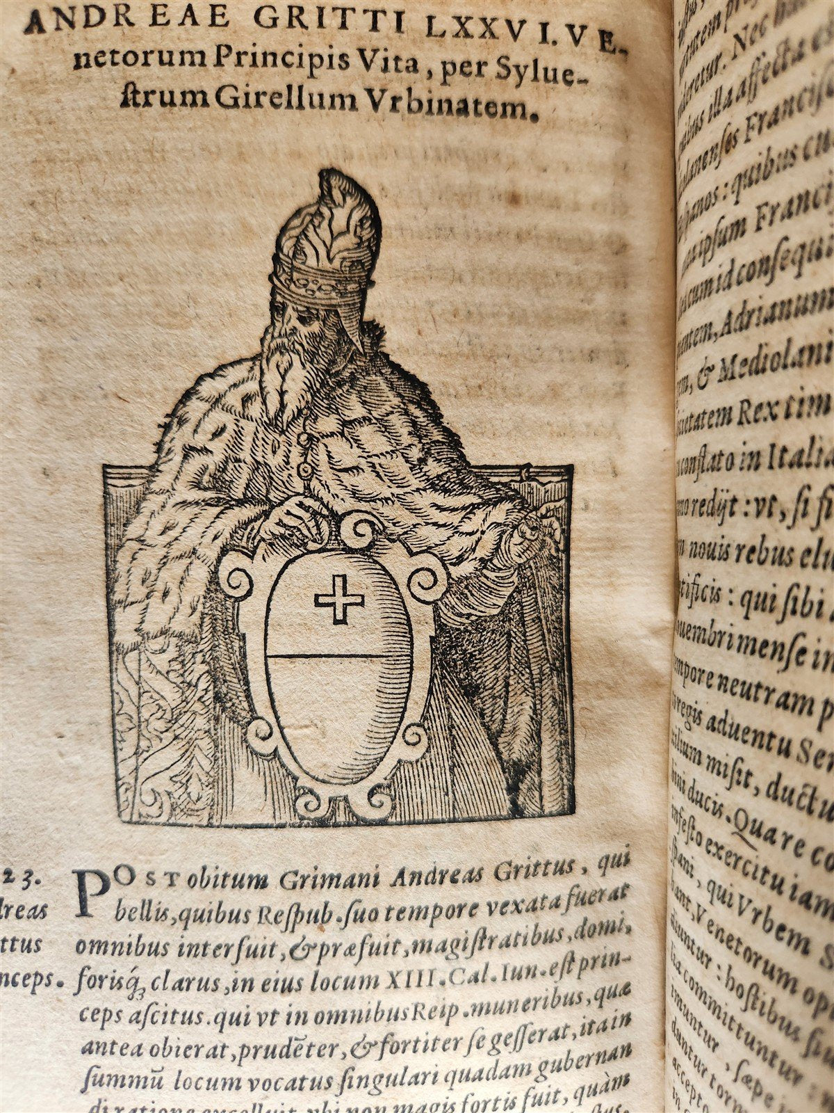 1574 HISTORY of VENICE antique AMMAN ILLUSTRATED 103 VENETIAN DOGES ENGRAVINGS
