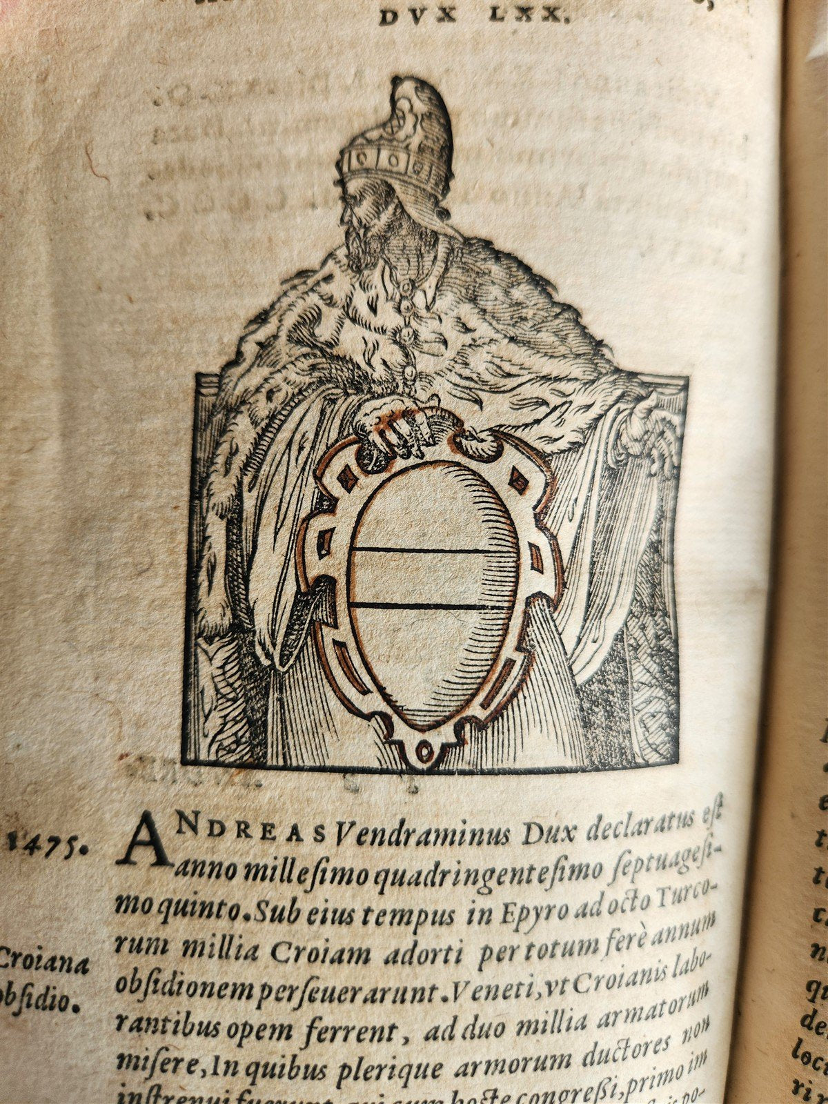 1574 HISTORY of VENICE antique AMMAN ILLUSTRATED 103 VENETIAN DOGES ENGRAVINGS
