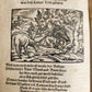 1650 REYNARD THE FOX in GERMAN antique ILLUSTRATED w/ 41 WOODCUTS