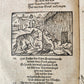 1650 REYNARD THE FOX in GERMAN antique ILLUSTRATED w/ 41 WOODCUTS
