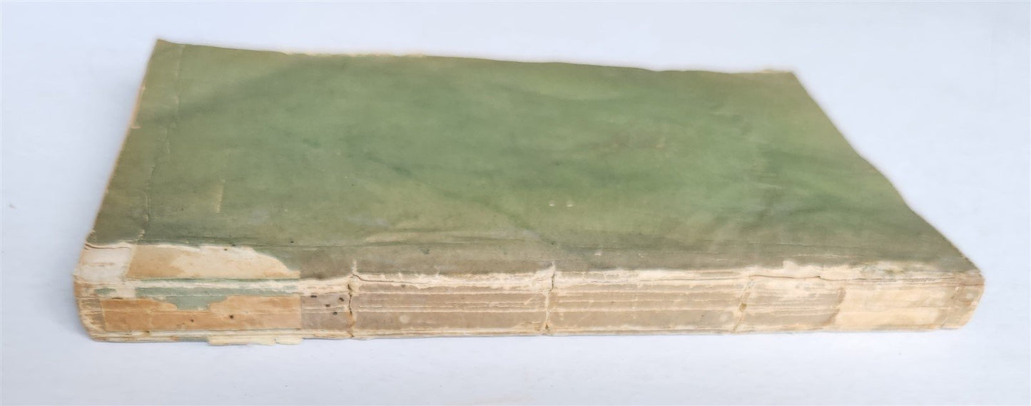 1824 WELL DRILLING MANUAL antique ILLUSTRATED w/ 20 FOLDING PLATES in GERMAN