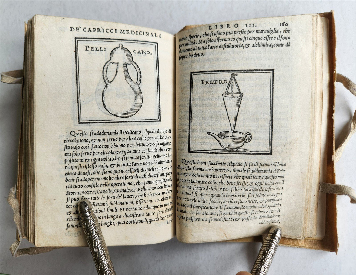1561 FIOROVANTI ALCHEMISTRY MEDICAL ILLUSTRATED antique Secreti medicinali