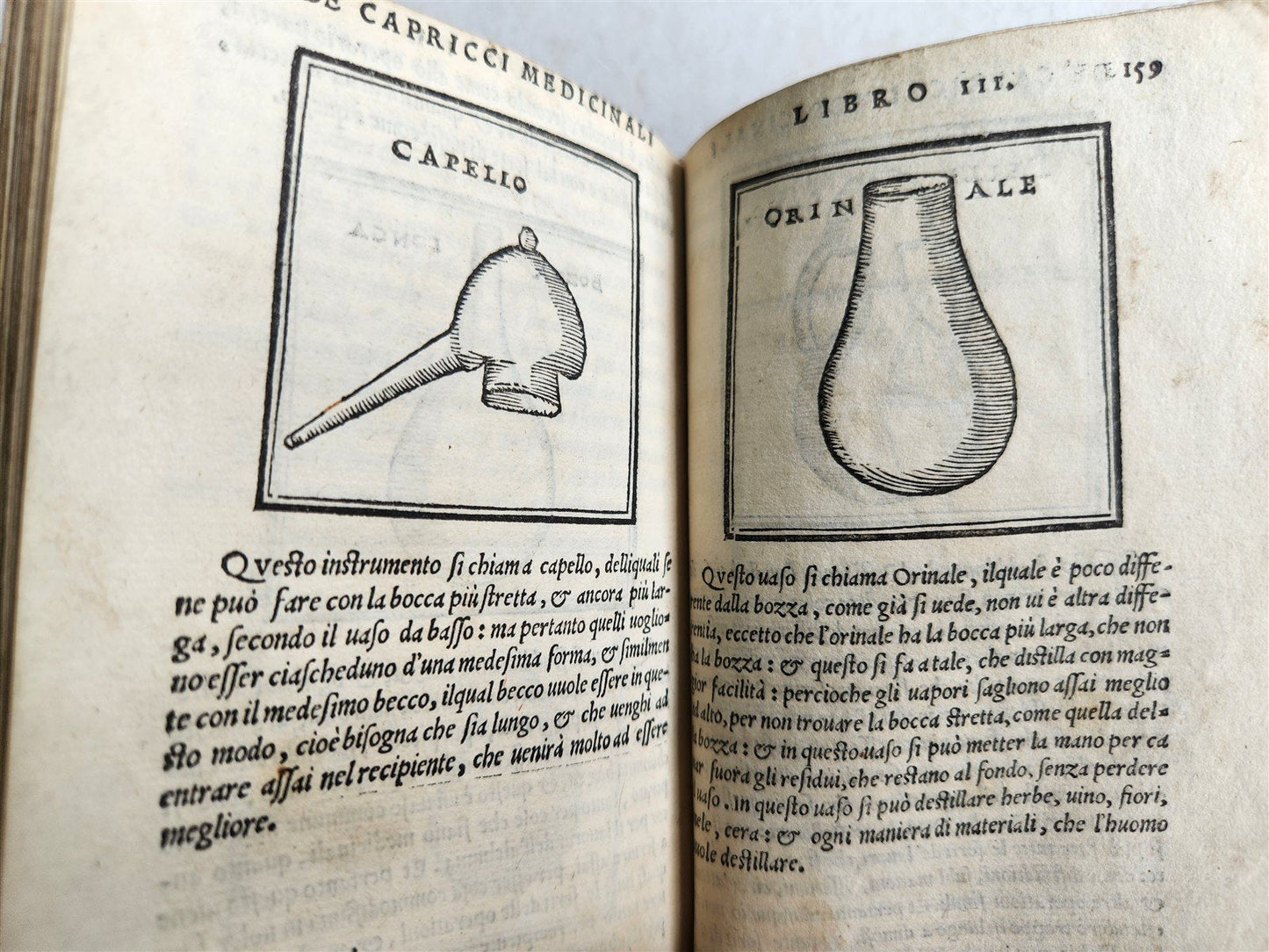 1561 FIOROVANTI ALCHEMISTRY MEDICAL ILLUSTRATED antique Secreti medicinali