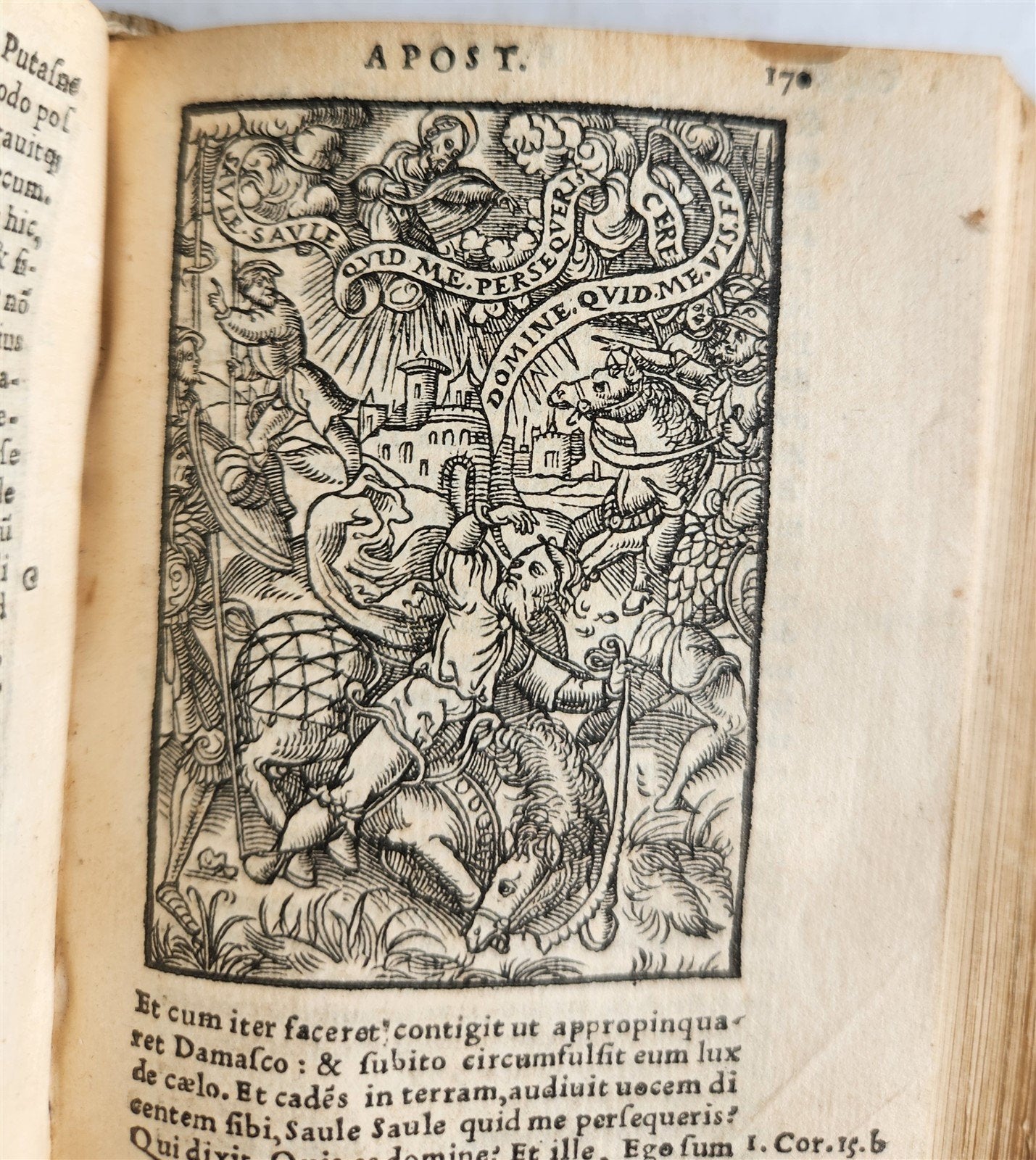 1539 BIBLE in LATIN FULLY ILLUSTRATED antique VELLUM rare 16th CENTURY