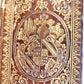 1727 MAGNIFICENT BINDING COAT of ARMS antique Deliciarum sacrarum et acroamatum