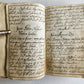 GERMAN antique MANUSCRIPT ILLUSTRATED