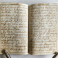 GERMAN antique MANUSCRIPT ILLUSTRATED