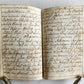 GERMAN antique MANUSCRIPT ILLUSTRATED