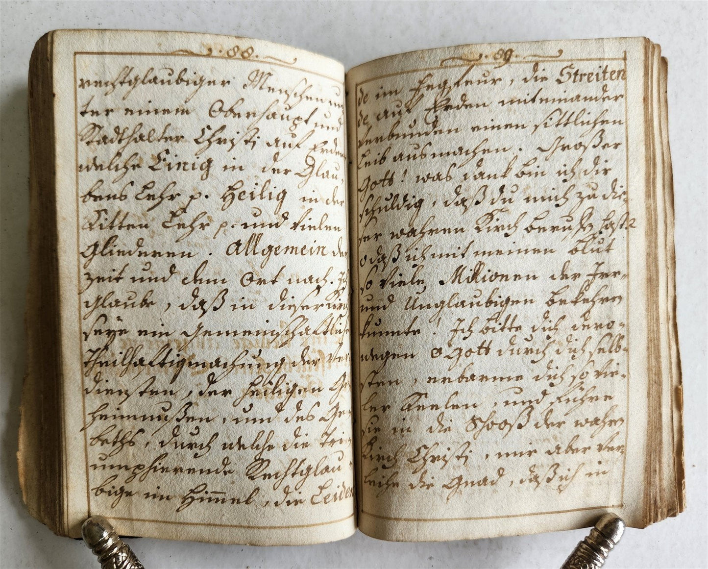 GERMAN antique MANUSCRIPT ILLUSTRATED