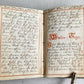 GERMAN antique MANUSCRIPT ILLUSTRATED